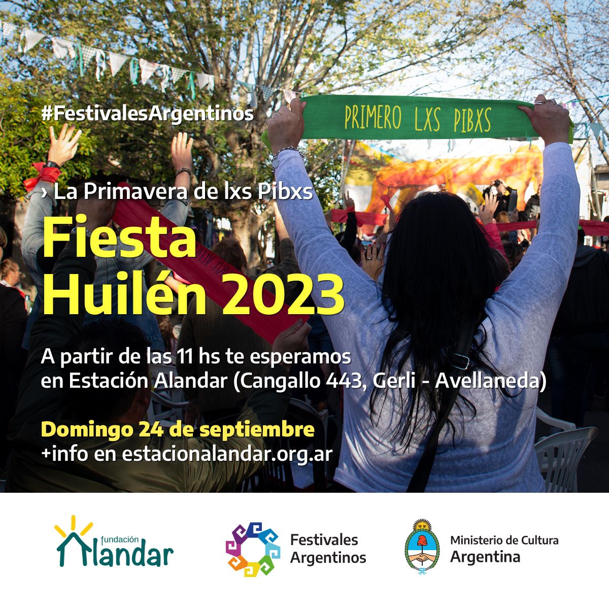 FIESTA POPULAR HUILÉN 2023:  La Primavera de los Pibxs...